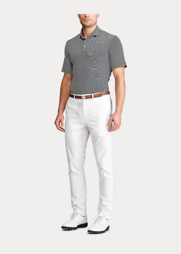 Polos Ralph Lauren Hombre Azul Marino / Blancos - Classic Fit Performance - GORAV7564